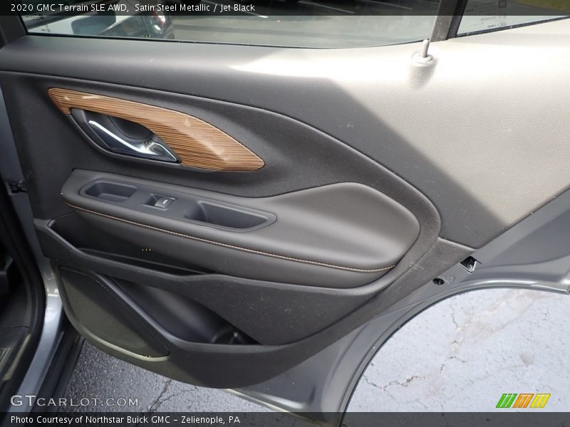 Satin Steel Metallic / Jet Black 2020 GMC Terrain SLE AWD