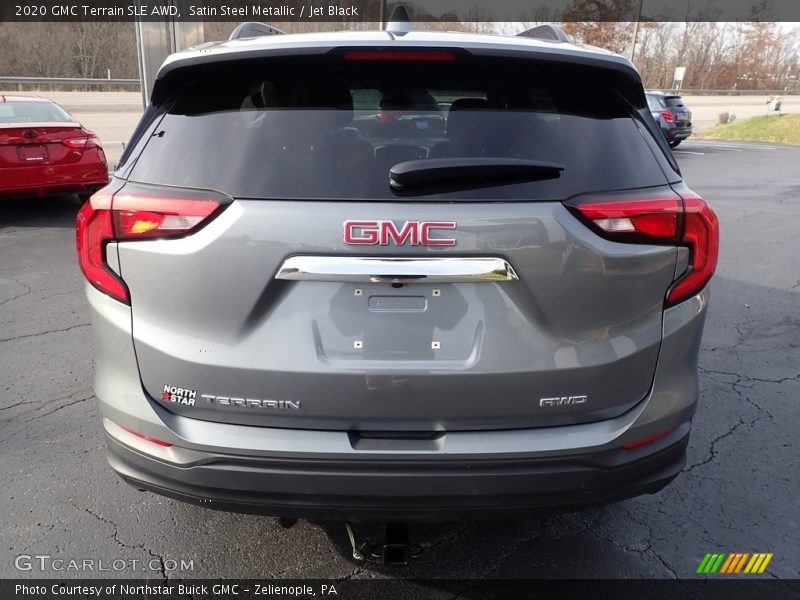 Satin Steel Metallic / Jet Black 2020 GMC Terrain SLE AWD