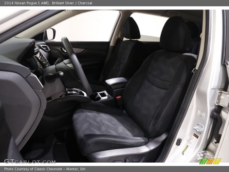 Brilliant Silver / Charcoal 2014 Nissan Rogue S AWD