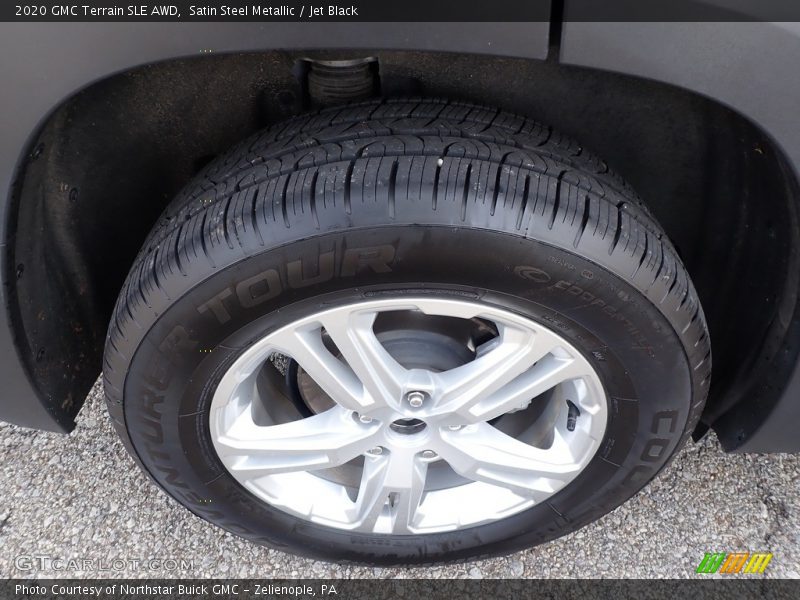 Satin Steel Metallic / Jet Black 2020 GMC Terrain SLE AWD