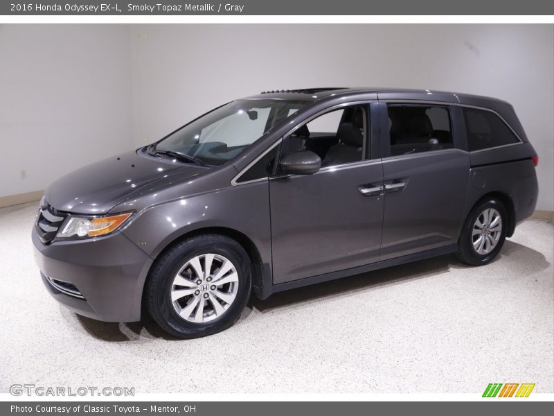 Smoky Topaz Metallic / Gray 2016 Honda Odyssey EX-L