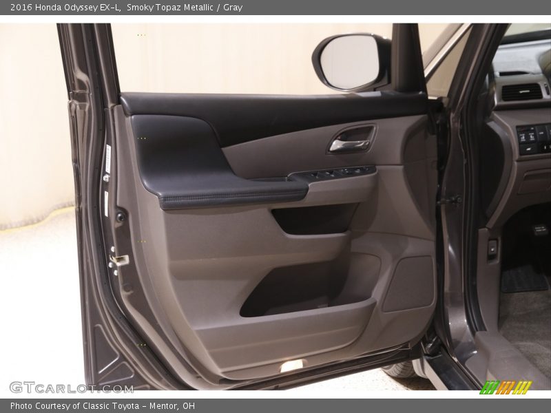 Smoky Topaz Metallic / Gray 2016 Honda Odyssey EX-L