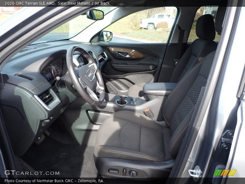 Satin Steel Metallic / Jet Black 2020 GMC Terrain SLE AWD