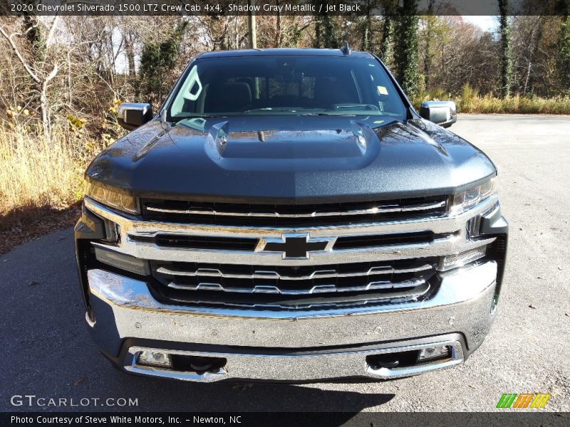 Shadow Gray Metallic / Jet Black 2020 Chevrolet Silverado 1500 LTZ Crew Cab 4x4