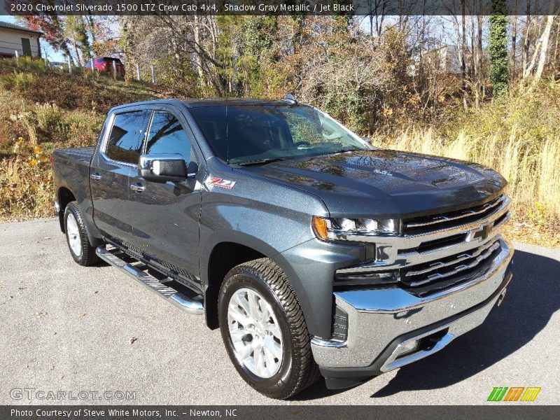Shadow Gray Metallic / Jet Black 2020 Chevrolet Silverado 1500 LTZ Crew Cab 4x4