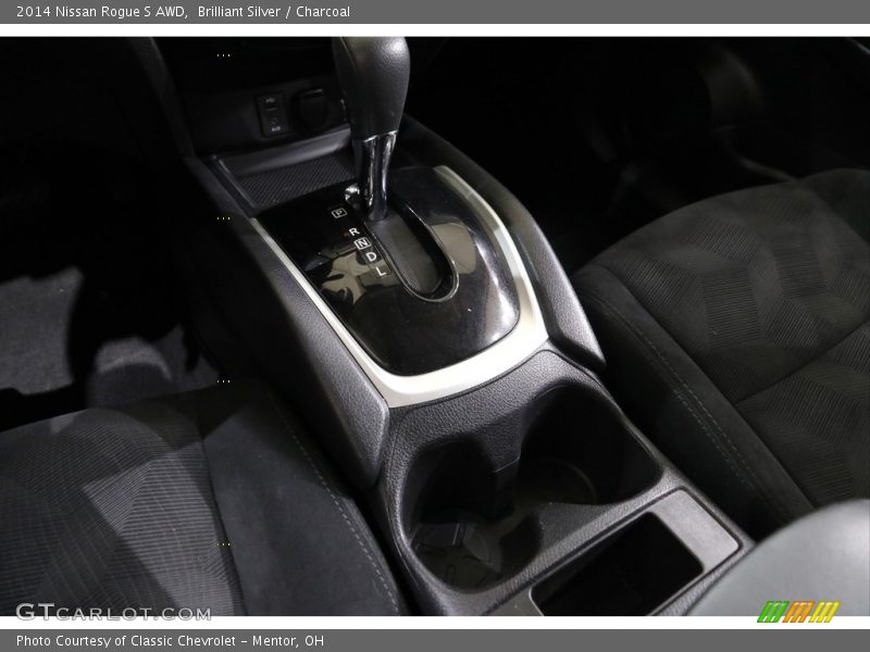 Brilliant Silver / Charcoal 2014 Nissan Rogue S AWD