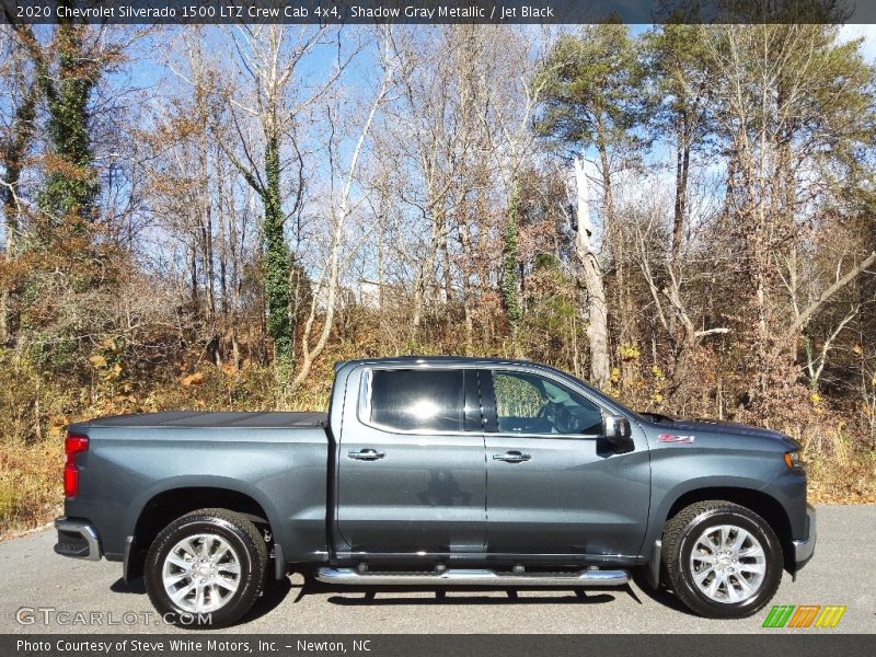 Shadow Gray Metallic / Jet Black 2020 Chevrolet Silverado 1500 LTZ Crew Cab 4x4