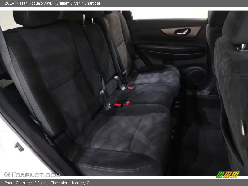 Brilliant Silver / Charcoal 2014 Nissan Rogue S AWD