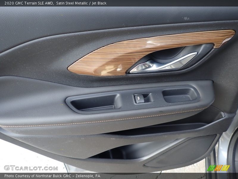 Satin Steel Metallic / Jet Black 2020 GMC Terrain SLE AWD
