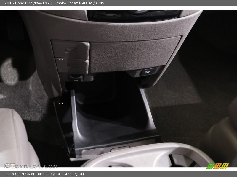 Smoky Topaz Metallic / Gray 2016 Honda Odyssey EX-L