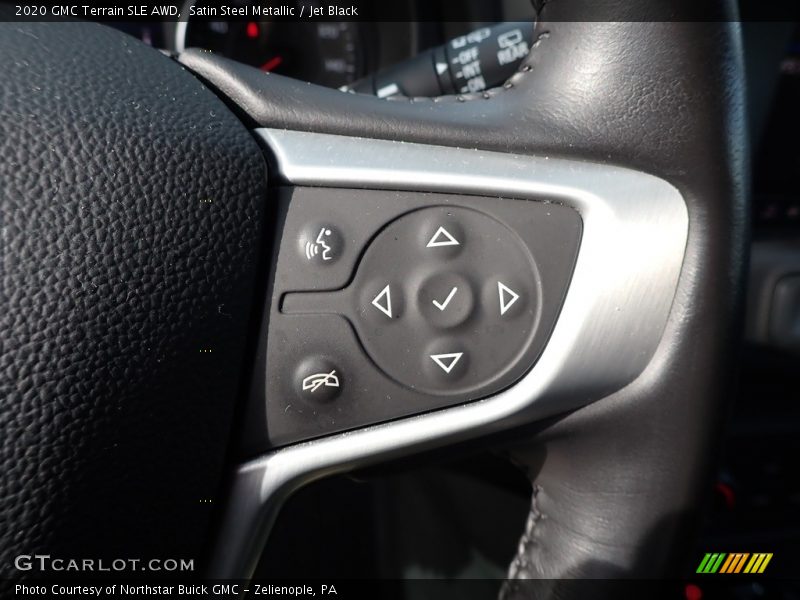 Satin Steel Metallic / Jet Black 2020 GMC Terrain SLE AWD