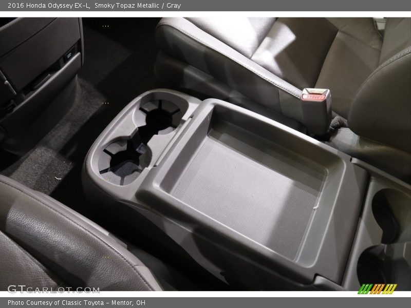 Smoky Topaz Metallic / Gray 2016 Honda Odyssey EX-L