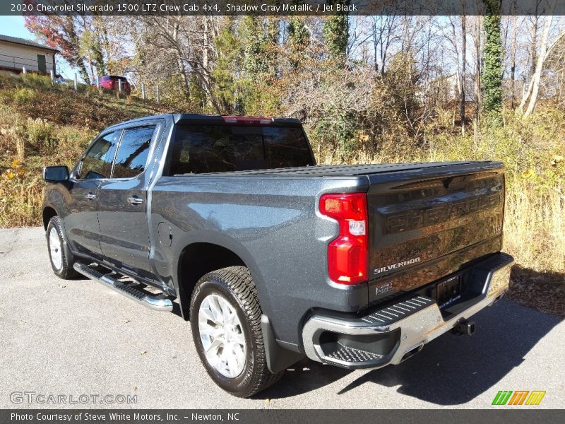 Shadow Gray Metallic / Jet Black 2020 Chevrolet Silverado 1500 LTZ Crew Cab 4x4