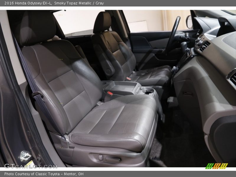Smoky Topaz Metallic / Gray 2016 Honda Odyssey EX-L