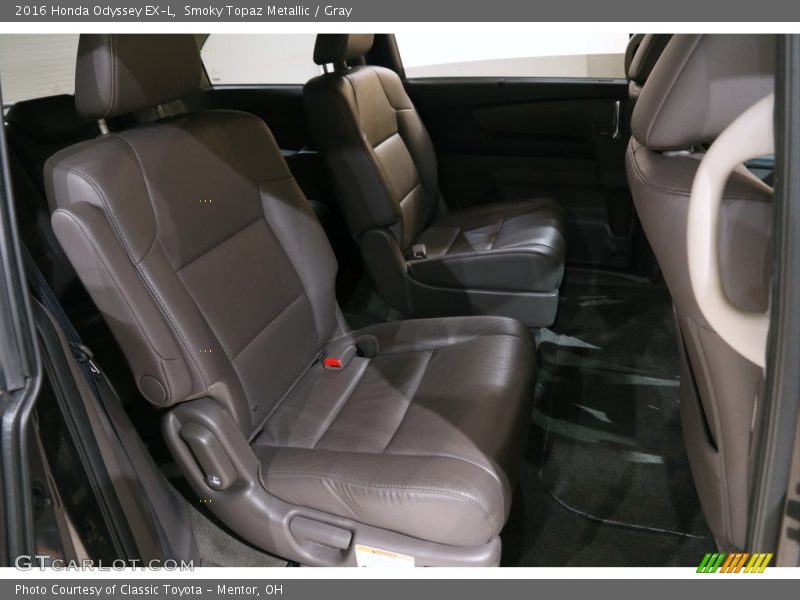 Smoky Topaz Metallic / Gray 2016 Honda Odyssey EX-L