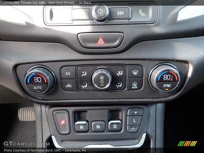 Satin Steel Metallic / Jet Black 2020 GMC Terrain SLE AWD