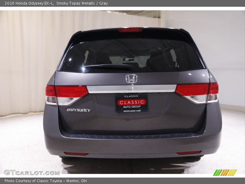 Smoky Topaz Metallic / Gray 2016 Honda Odyssey EX-L