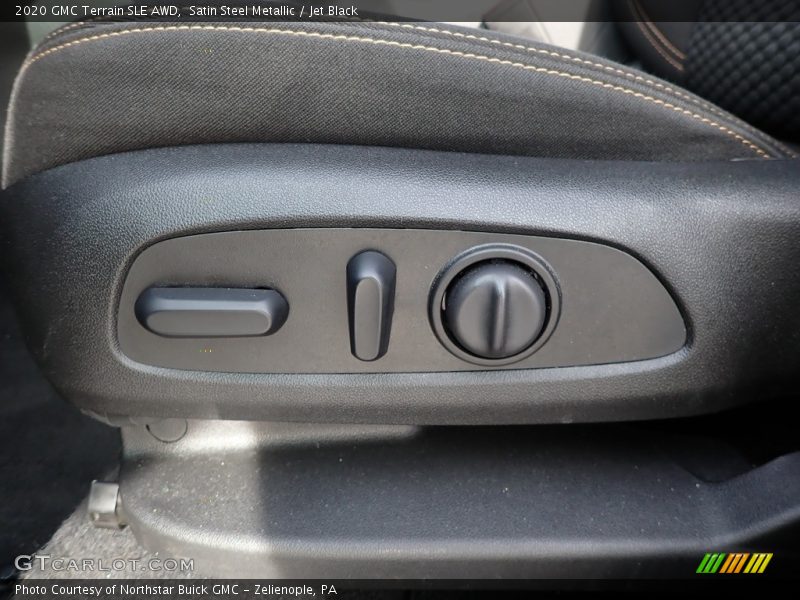 Satin Steel Metallic / Jet Black 2020 GMC Terrain SLE AWD