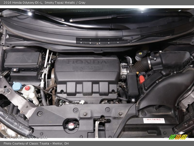 Smoky Topaz Metallic / Gray 2016 Honda Odyssey EX-L