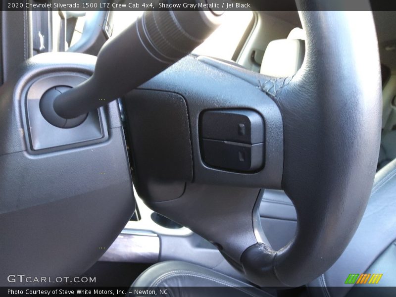 Shadow Gray Metallic / Jet Black 2020 Chevrolet Silverado 1500 LTZ Crew Cab 4x4