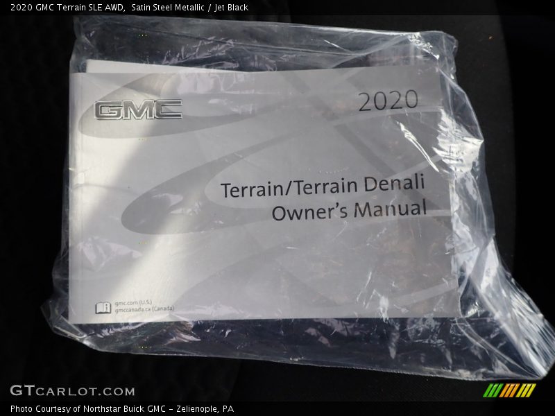 Satin Steel Metallic / Jet Black 2020 GMC Terrain SLE AWD