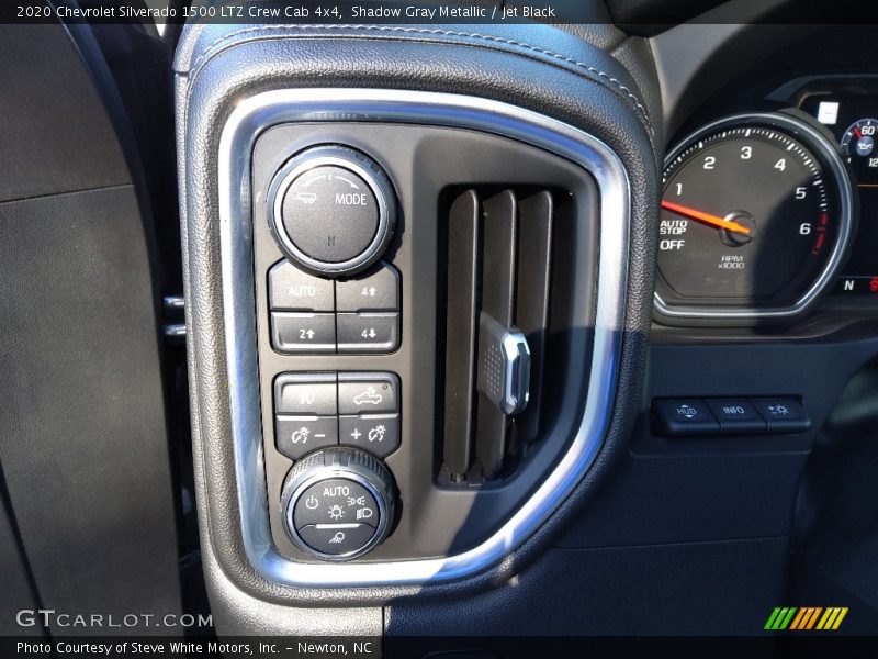 Shadow Gray Metallic / Jet Black 2020 Chevrolet Silverado 1500 LTZ Crew Cab 4x4