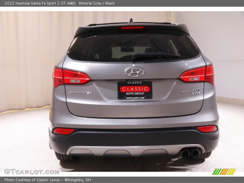 Mineral Gray / Black 2013 Hyundai Santa Fe Sport 2.0T AWD