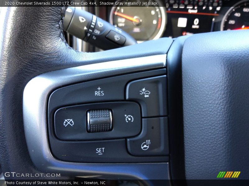 Shadow Gray Metallic / Jet Black 2020 Chevrolet Silverado 1500 LTZ Crew Cab 4x4