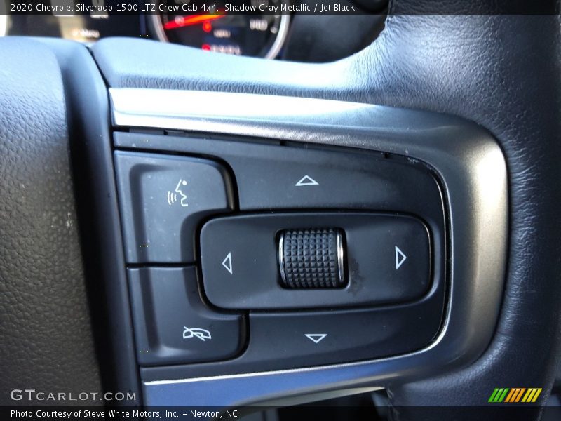 Shadow Gray Metallic / Jet Black 2020 Chevrolet Silverado 1500 LTZ Crew Cab 4x4