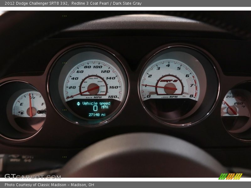 Redline 3 Coat Pearl / Dark Slate Gray 2012 Dodge Challenger SRT8 392
