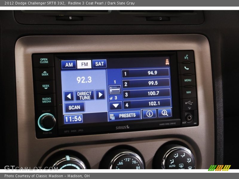 Redline 3 Coat Pearl / Dark Slate Gray 2012 Dodge Challenger SRT8 392