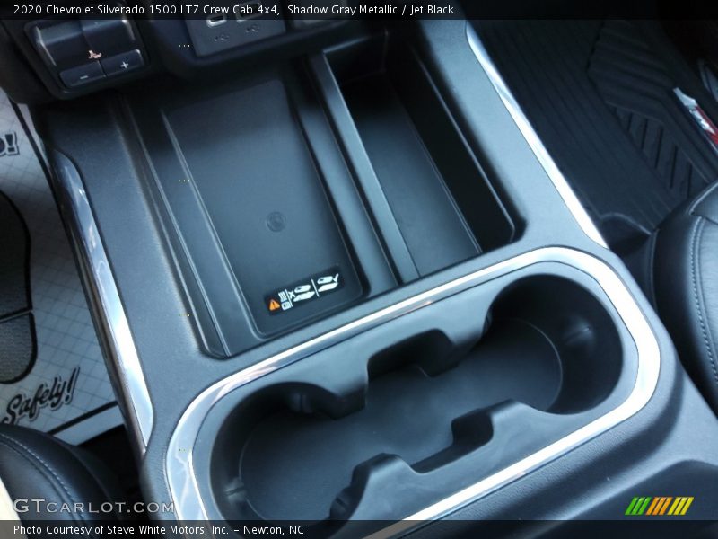 Shadow Gray Metallic / Jet Black 2020 Chevrolet Silverado 1500 LTZ Crew Cab 4x4
