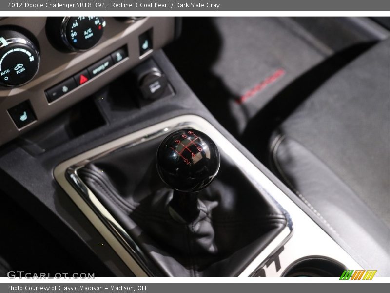 Redline 3 Coat Pearl / Dark Slate Gray 2012 Dodge Challenger SRT8 392