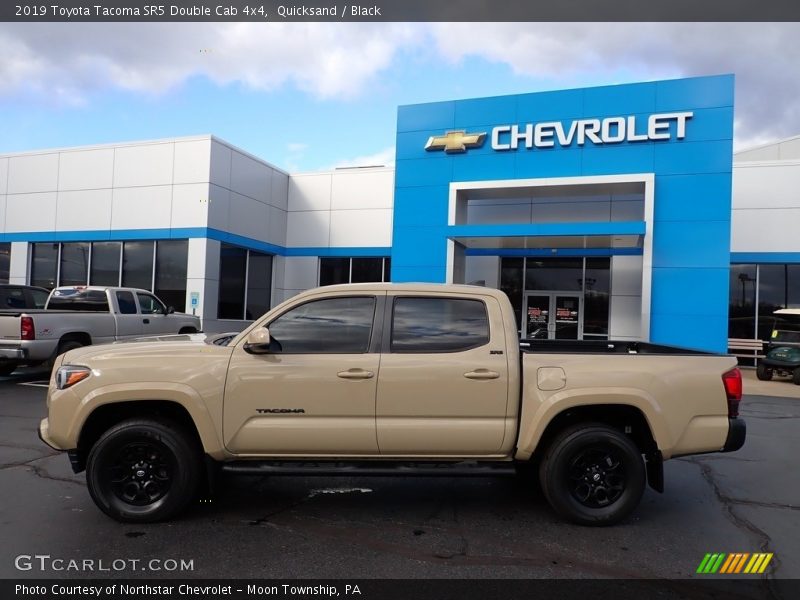 Quicksand / Black 2019 Toyota Tacoma SR5 Double Cab 4x4