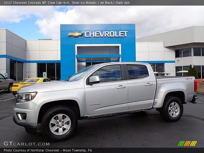 Silver Ice Metallic / Jet Black/­Dark Ash 2017 Chevrolet Colorado WT Crew Cab 4x4