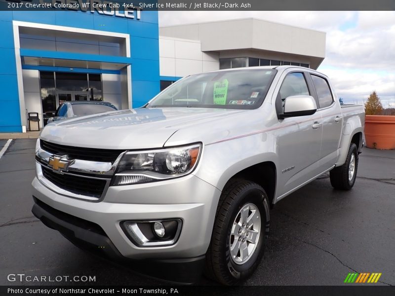 Silver Ice Metallic / Jet Black/­Dark Ash 2017 Chevrolet Colorado WT Crew Cab 4x4