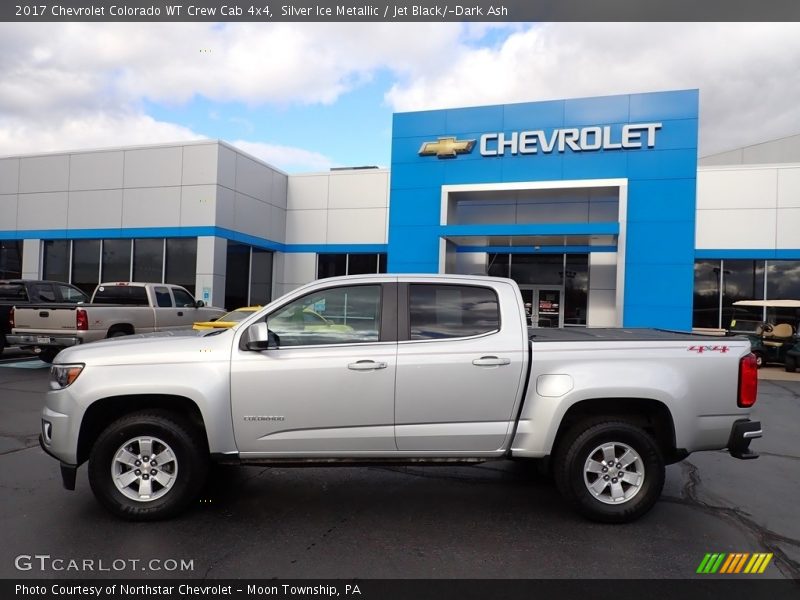 Silver Ice Metallic / Jet Black/­Dark Ash 2017 Chevrolet Colorado WT Crew Cab 4x4