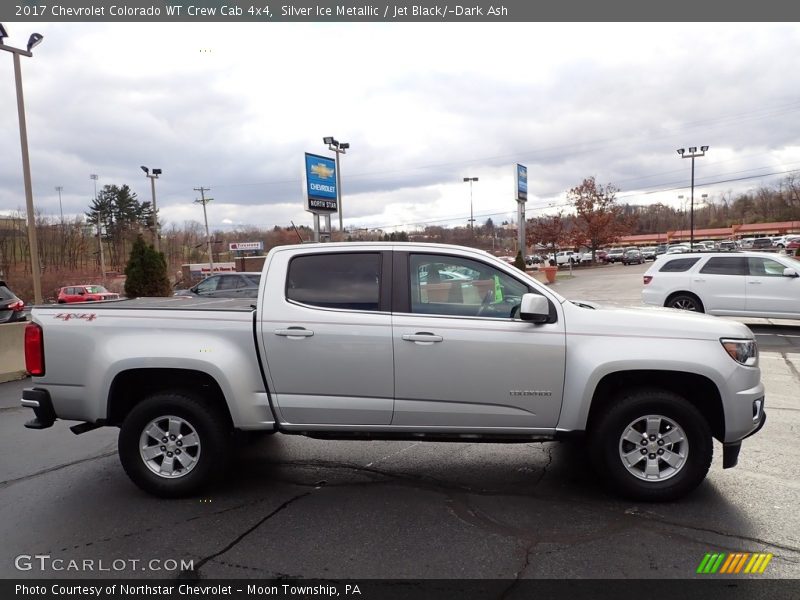 Silver Ice Metallic / Jet Black/­Dark Ash 2017 Chevrolet Colorado WT Crew Cab 4x4