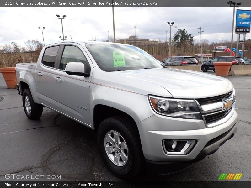 Silver Ice Metallic / Jet Black/­Dark Ash 2017 Chevrolet Colorado WT Crew Cab 4x4