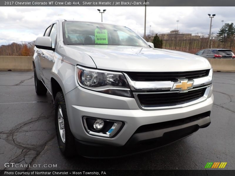 Silver Ice Metallic / Jet Black/­Dark Ash 2017 Chevrolet Colorado WT Crew Cab 4x4