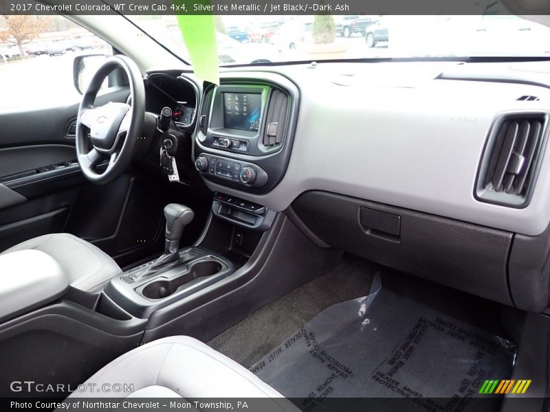 Silver Ice Metallic / Jet Black/­Dark Ash 2017 Chevrolet Colorado WT Crew Cab 4x4