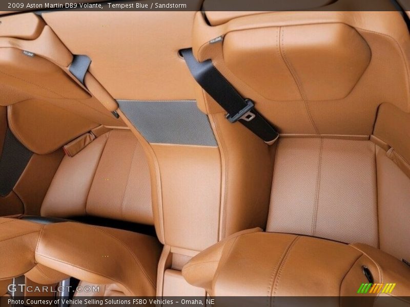 Rear Seat of 2009 DB9 Volante