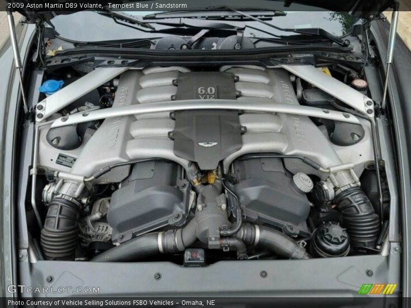  2009 DB9 Volante Engine - 6.0 Liter DOHC 48-Valve V12