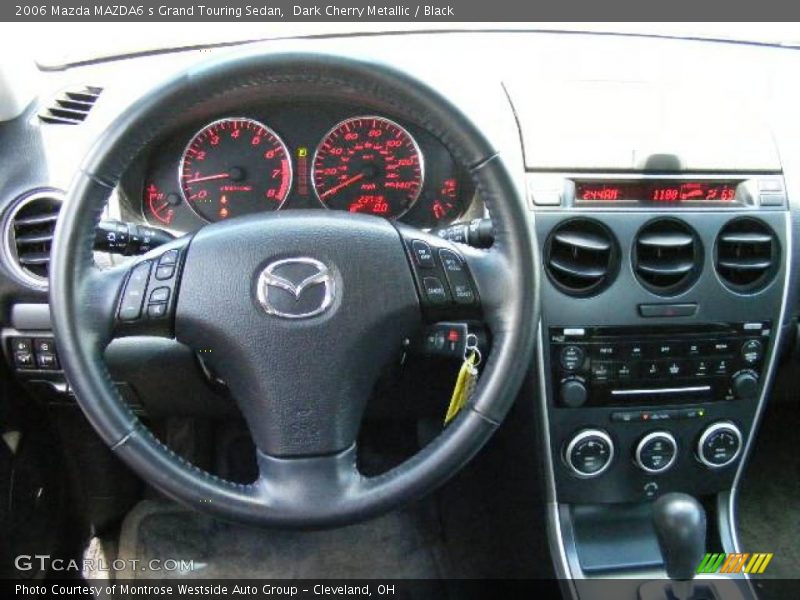 Dark Cherry Metallic / Black 2006 Mazda MAZDA6 s Grand Touring Sedan