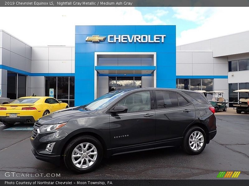 Nightfall Gray Metallic / Medium Ash Gray 2019 Chevrolet Equinox LS