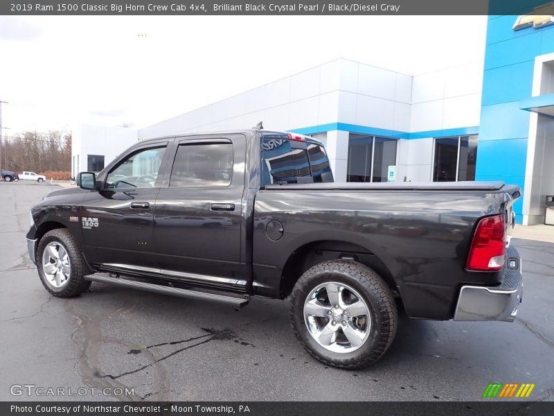 Brilliant Black Crystal Pearl / Black/Diesel Gray 2019 Ram 1500 Classic Big Horn Crew Cab 4x4