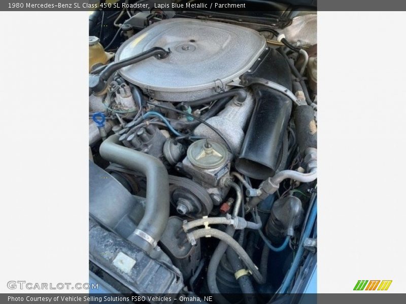  1980 SL Class 450 SL Roadster Engine - 4.5 Liter SOHC 16-Valve V8