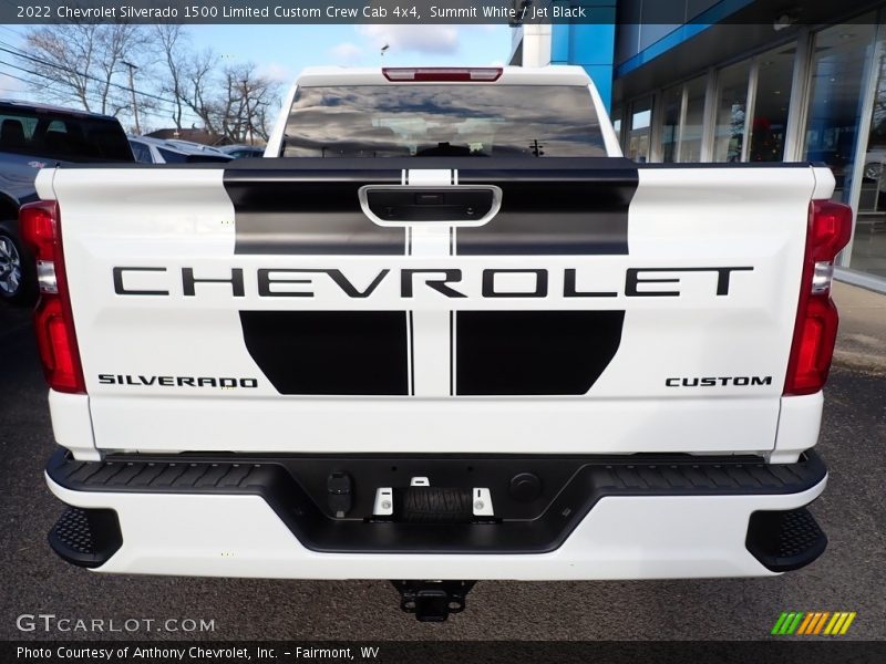 Summit White / Jet Black 2022 Chevrolet Silverado 1500 Limited Custom Crew Cab 4x4