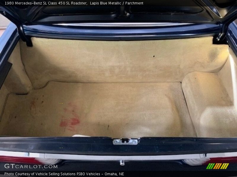 Lapis Blue Metallic / Parchment 1980 Mercedes-Benz SL Class 450 SL Roadster