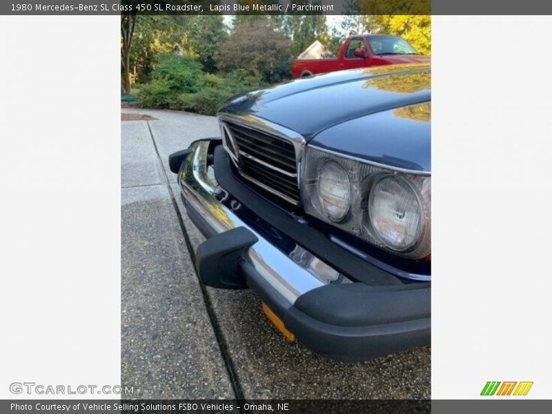 Lapis Blue Metallic / Parchment 1980 Mercedes-Benz SL Class 450 SL Roadster